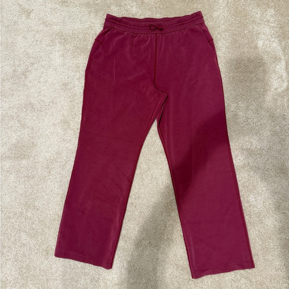 Lululemon athletica Burgundy “Deep Luxe” Softstreme Pants
